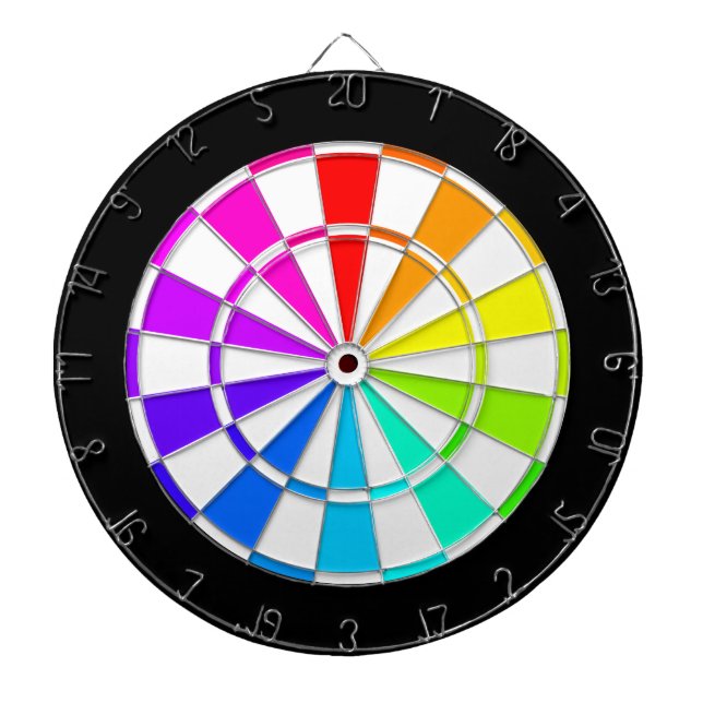 rainbow dartboard (Front)