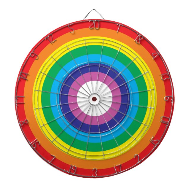 Rainbow Dartboard (Front)