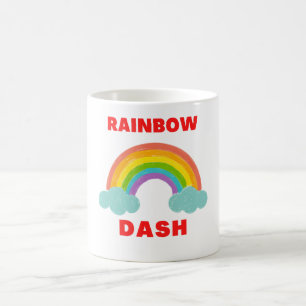 Rainbow dash coffee mug