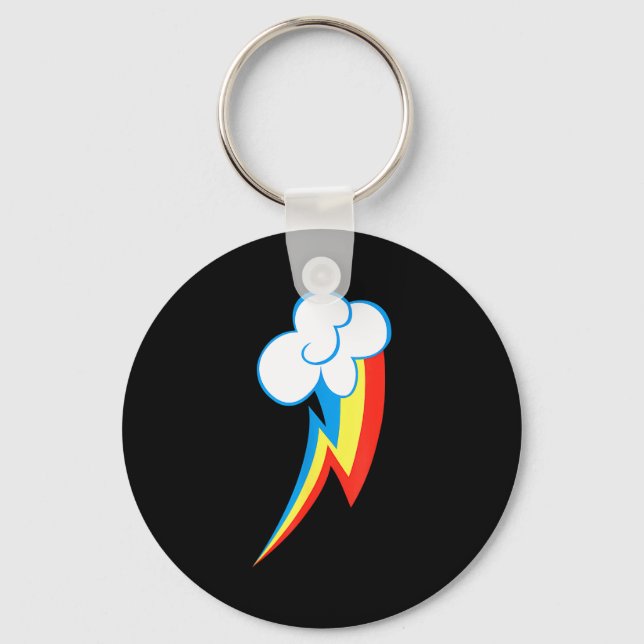 Rainbow Dash Cuties Mark  Keychain (Front)