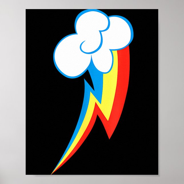 Rainbow Dash Cuties Mark  Poster (Front)
