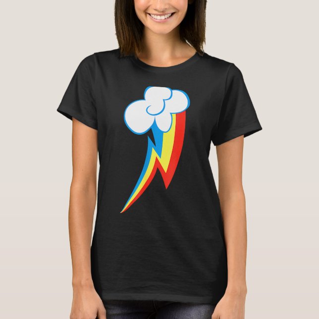 Rainbow Dash Cuties Mark  T-Shirt (Front)