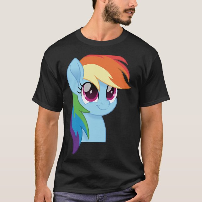 Rainbow Dash portrait friend T-Shirt (Front)