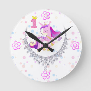 RAINBOW DASH ROUND CLOCK