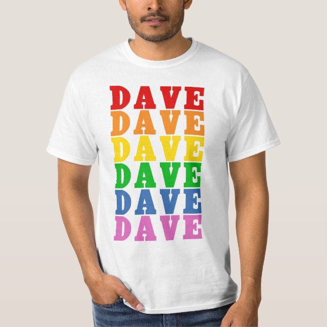 Rainbow Dave T-Shirt (Front)
