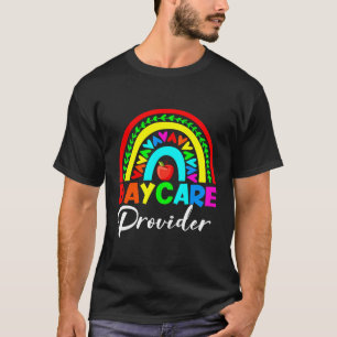 Rainbow Daycare Provider Back To School Teacher Ch T-Shirt