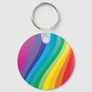 Rainbow design keychain