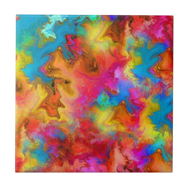 rainbow design tile (Front)