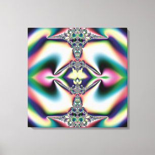 Rainbow Diamond Canvas Print