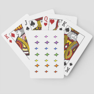 Rainbow Diamond Playing Cards