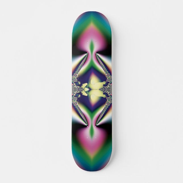 Rainbow Diamond Skateboard (Front)
