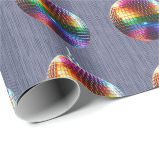 Rainbow Disco Ball Gift Wrap