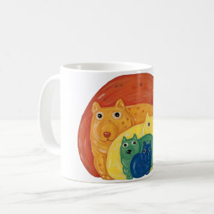Rainbow Dogs Coffee Mug