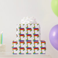 Rainbow Donkey Piñata Birthday Party Fiesta Pride