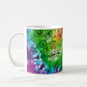 Rainbow Doodle Coffee Mug