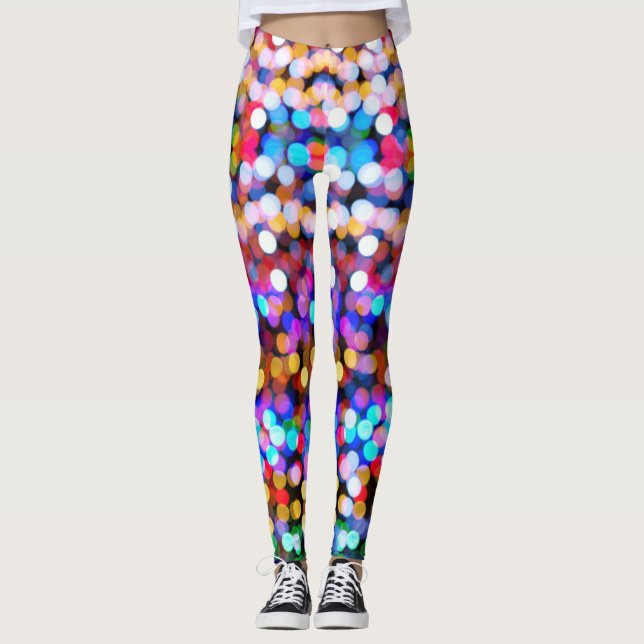 Rainbow Dot Leggings (Front)