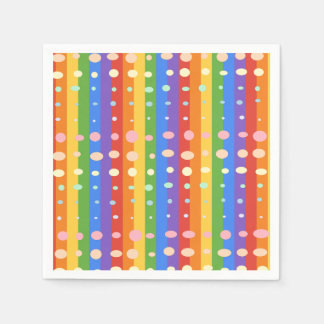 RAINBOW DOT SRIPES NAPKIN