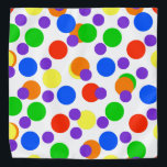 Rainbow Dots Colourful Bandana For People & Pets<br><div class="desc">Rainbow Dots Colourful Bandana For People & Pets</div>
