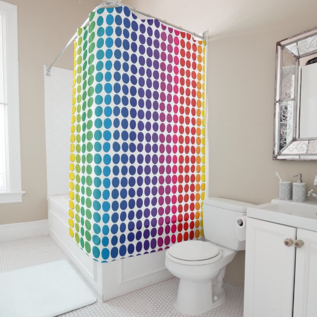 Rainbow Dots Pattern (In Situ)