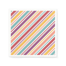 Rainbow Dots & Stripes Girl Birthday