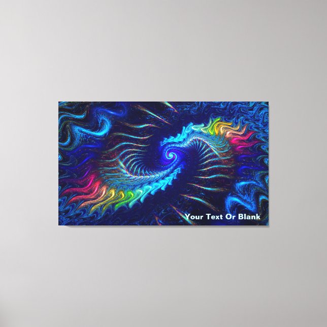 Rainbow Dragon Canvas Print (Front)
