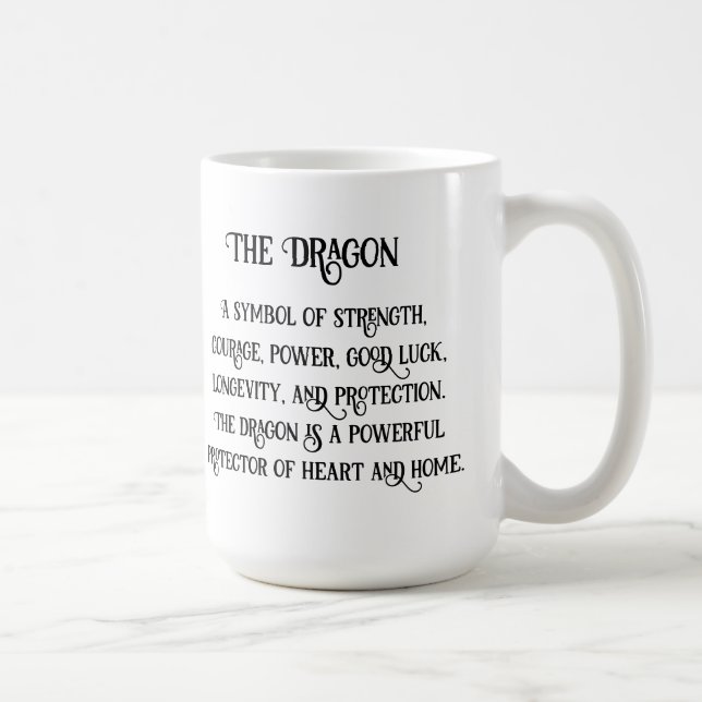 Rainbow Dragon Coffee Mug (Right)