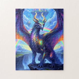 Rainbow Dragon Jigsaw Puzzle