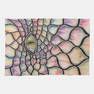 Rainbow Dragon Kitchen Towel