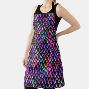 Rainbow Dragon Scales Apron