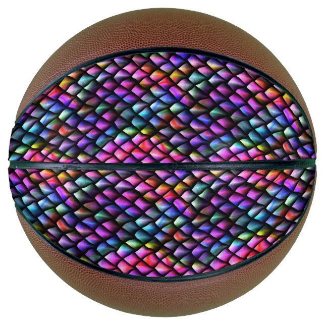 Rainbow Dragon Scales Basketball (Front)
