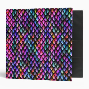 Rainbow Dragon Scales Binder