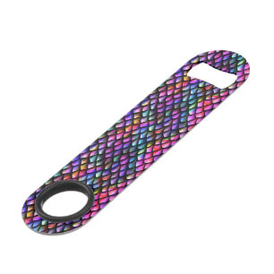 Rainbow Dragon Scales Bottle Opener Bar Key