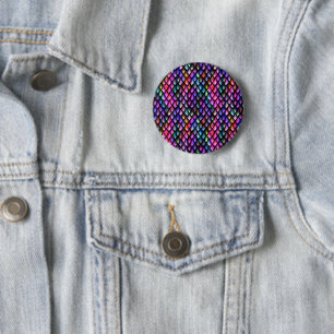 Rainbow Dragon Scales Button
