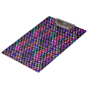 Rainbow Dragon Scales Clipboard