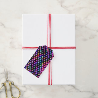Rainbow Dragon Scales Gift Tags
