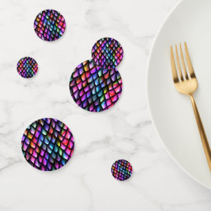 Rainbow Dragon Scales Table Confetti
