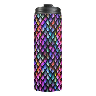 Rainbow Dragon Scales Thermal Tumbler