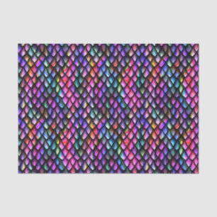 Rainbow Dragon Scales Tissue Paper