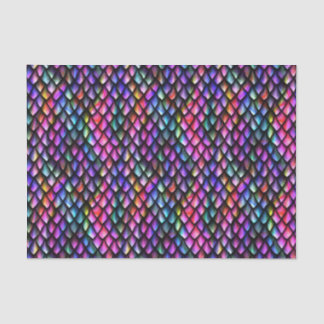 Rainbow Dragon Scales Tissue Paper