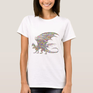 Rainbow Dragon Tribal Tattoo Gift Idea T-Shirt