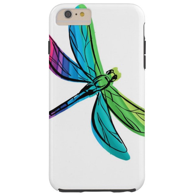 Rainbow Dragonfly Case-Mate iPhone Case (Back)