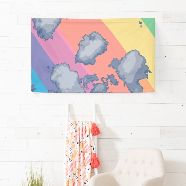 Rainbow drawn banner (Insitu)