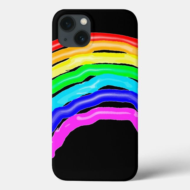 Rainbow drawn Case-Mate iPhone case (Back)