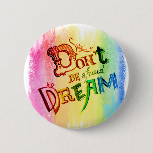 Rainbow dream 2 inch round button