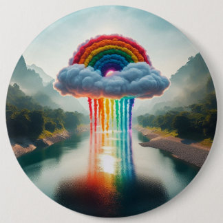 "Rainbow Dream: Cloud Over River Button Collection
