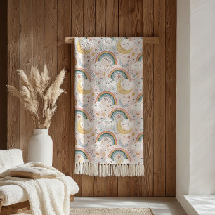 Rainbow Dreams Blanket Sherpa Gift for Children