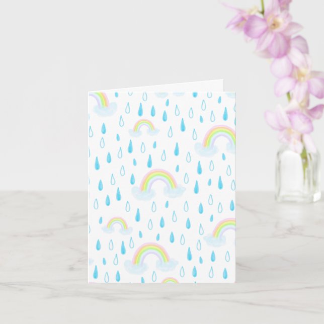 Rainbow Dreams Card (Orchid)