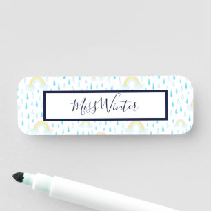 Rainbow Dreams Name Tag