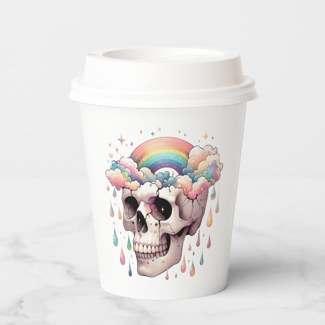 Rainbow Dreams Paper Cups (Back)
