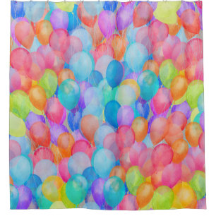 Rainbow Dreams: Watercolor Balloon Art